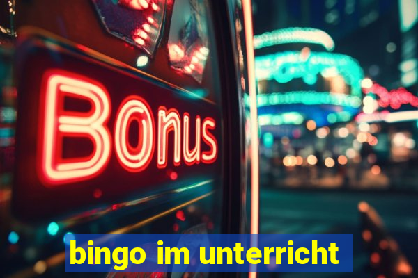 bingo im unterricht