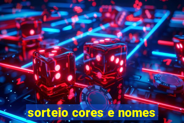 sorteio cores e nomes