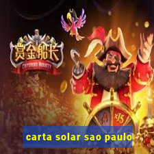 carta solar sao paulo