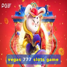 vegas 777 slots game