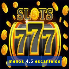 menos 4.5 escanteios