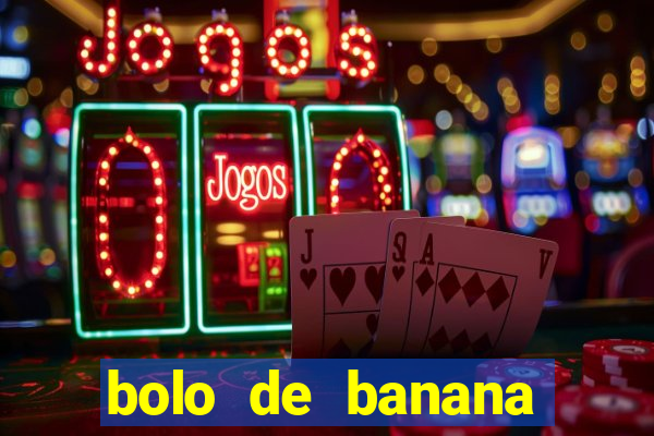 bolo de banana menino prendado