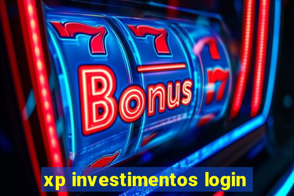 xp investimentos login