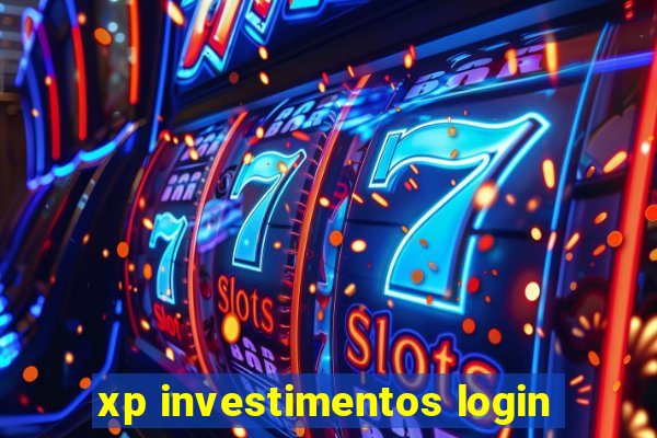 xp investimentos login