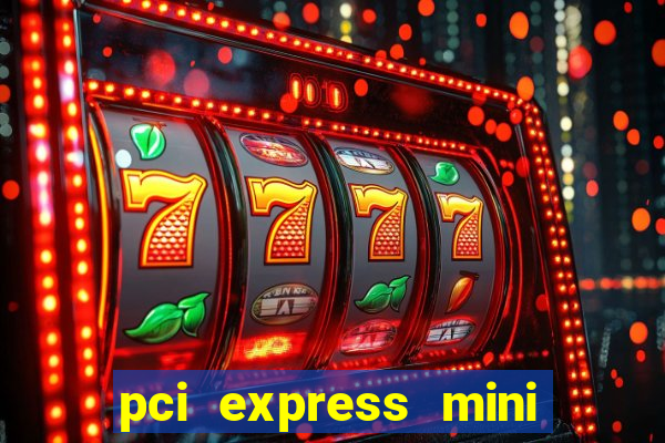 pci express mini card slot