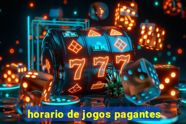 horario de jogos pagantes