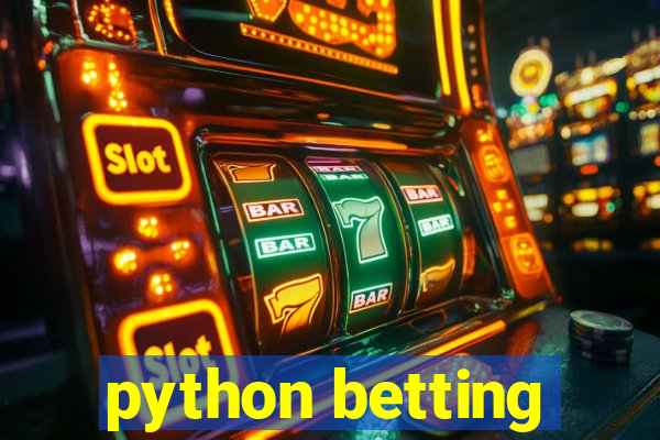 python betting