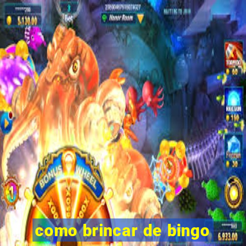 como brincar de bingo