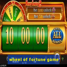 wheel of fortune game