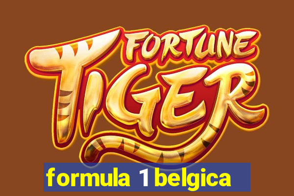 formula 1 belgica