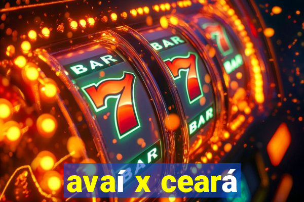 avaí x ceará