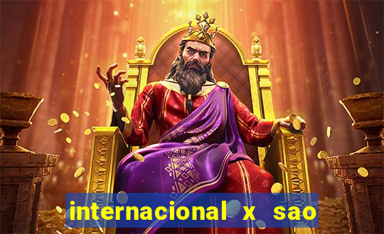 internacional x sao paulo palpite