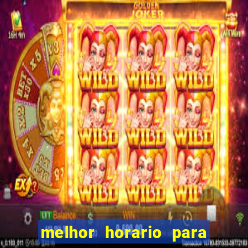 melhor horario para jogar fortune rabbit