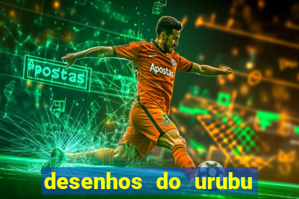 desenhos do urubu do flamengo para colorir