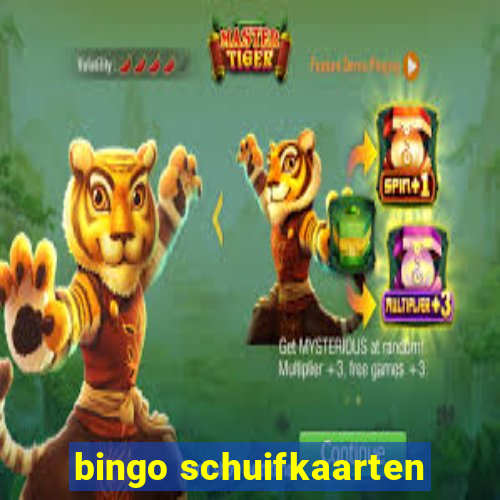 bingo schuifkaarten