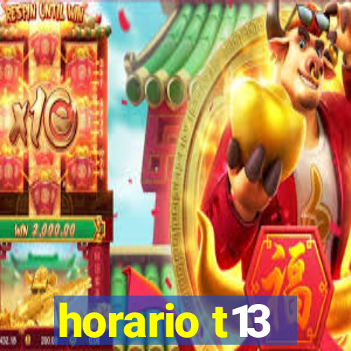 horario t13