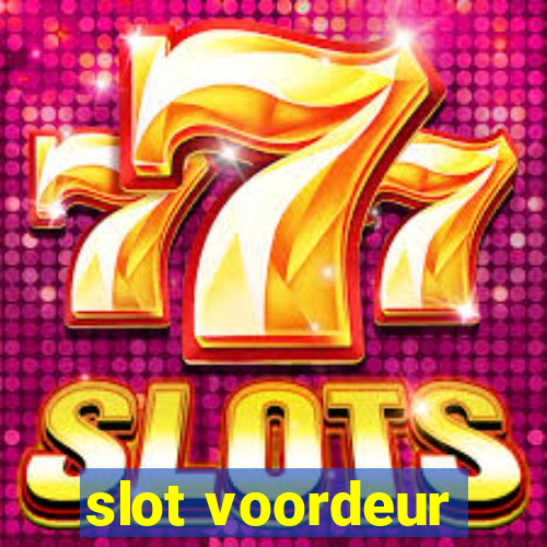 slot voordeur