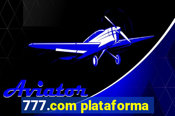 777.com plataforma