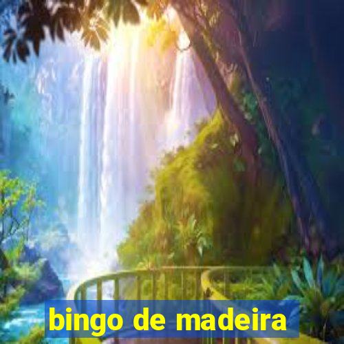 bingo de madeira