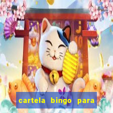 cartela bingo para cha de cozinha imprimir gratis