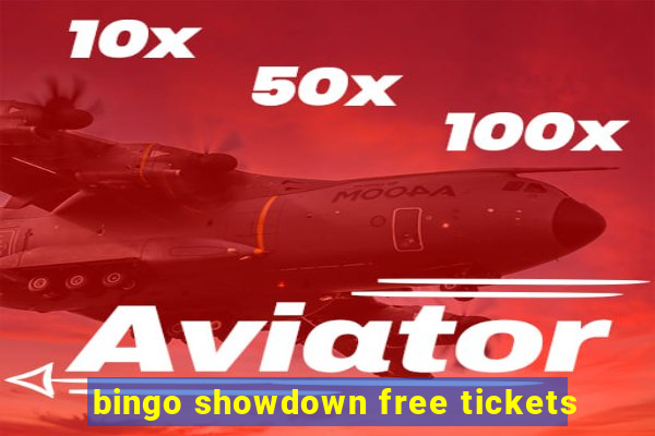 bingo showdown free tickets