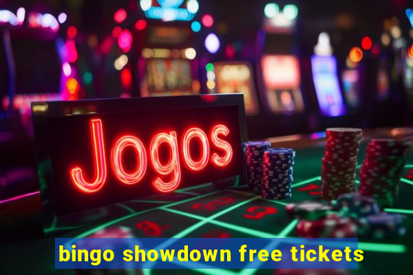 bingo showdown free tickets