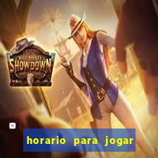 horario para jogar fortune tiger hoje