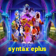 syntax eplus