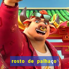 rosto de palhaço para imprimir