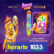 horario 1033