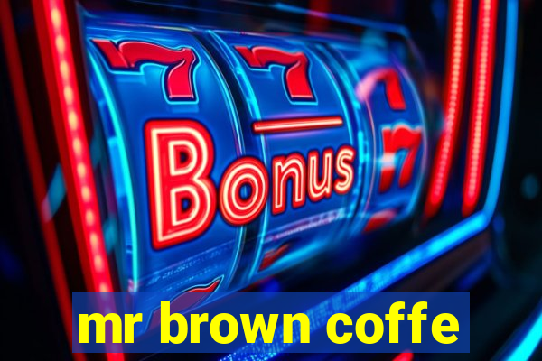 mr brown coffe