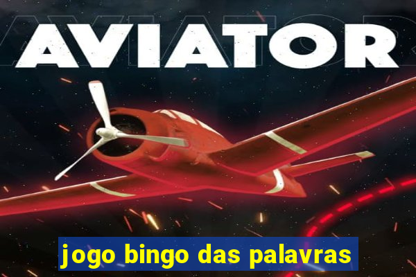 jogo bingo das palavras