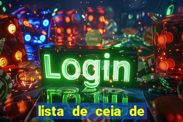 lista de ceia de natal para 20 pessoas