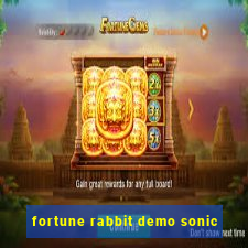 fortune rabbit demo sonic