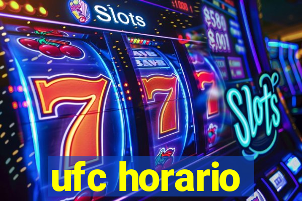 ufc horario