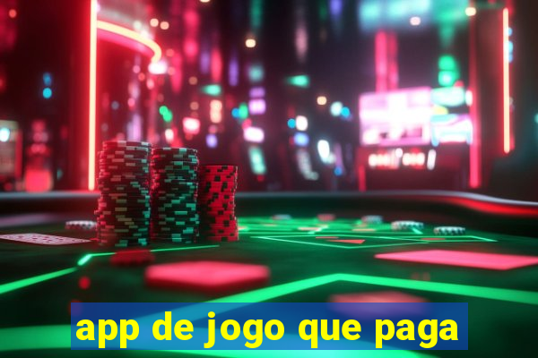 app de jogo que paga