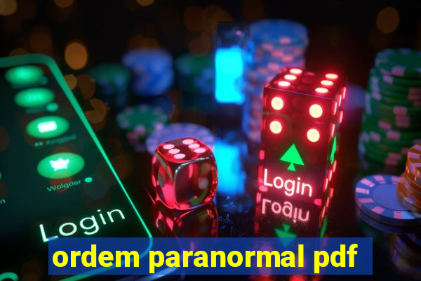 ordem paranormal pdf