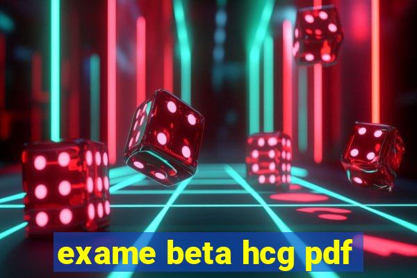 exame beta hcg pdf