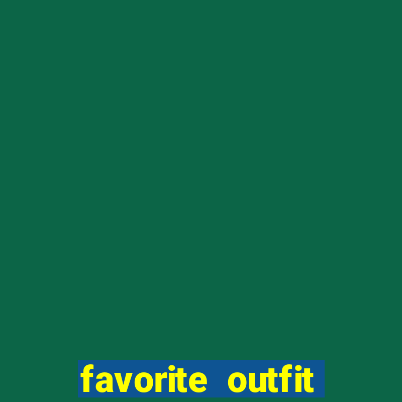 favorite outfit kinks bingo