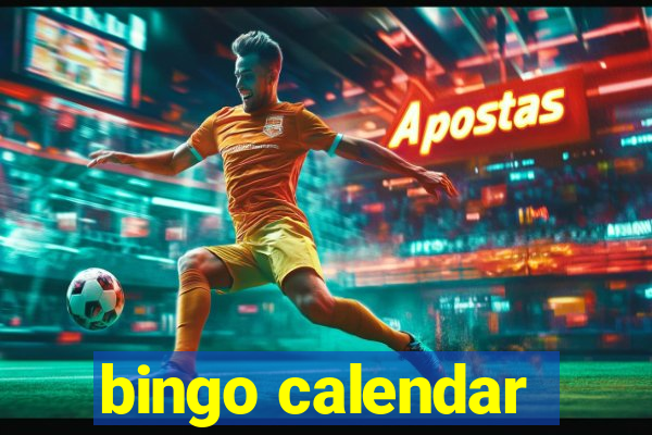 bingo calendar