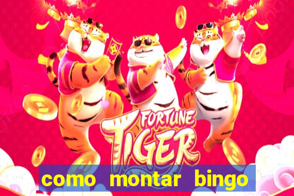 como montar bingo brinquedos toia