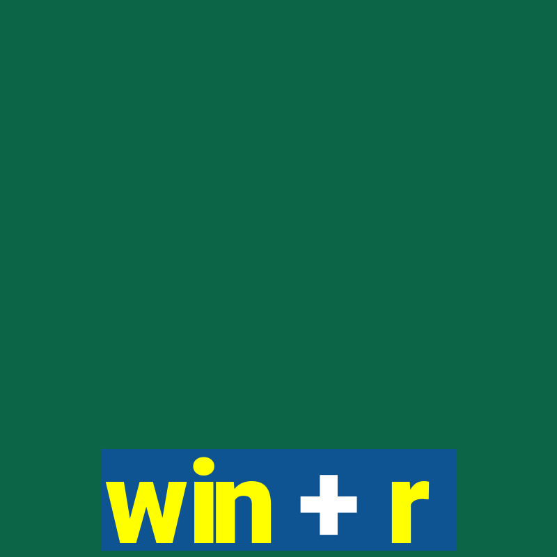 win + r