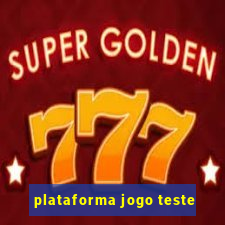 plataforma jogo teste