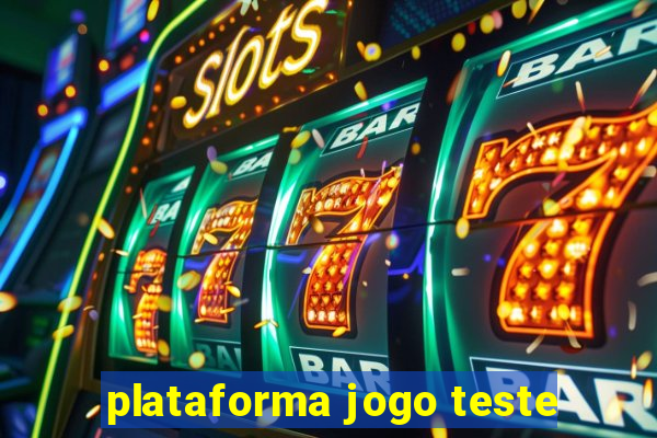 plataforma jogo teste