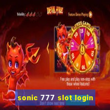 sonic 777 slot login