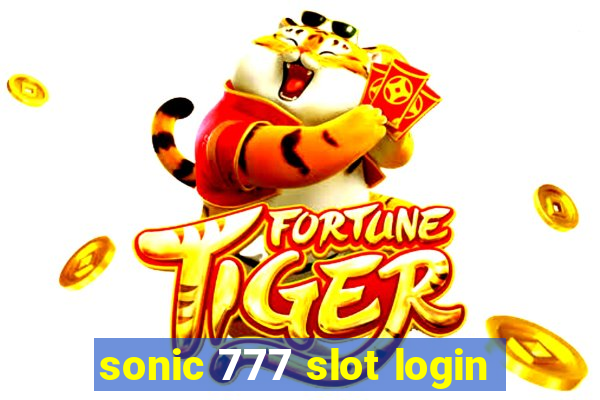 sonic 777 slot login