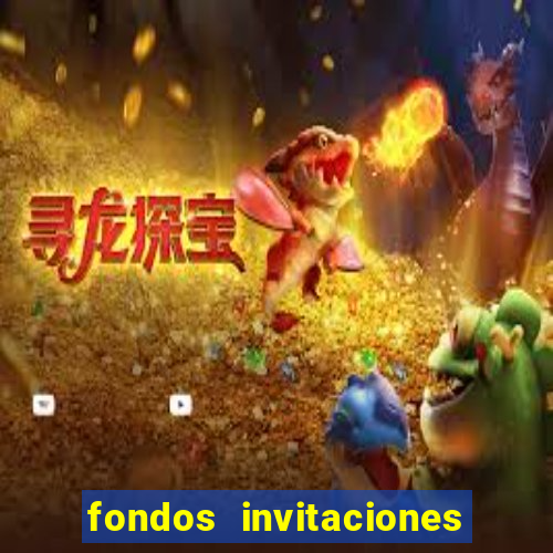 fondos invitaciones de bingo para editar