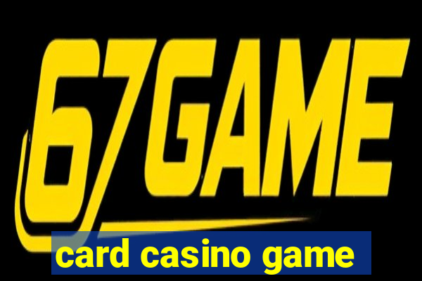 card casino game