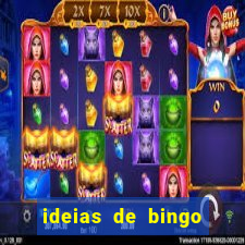 ideias de bingo para o natal