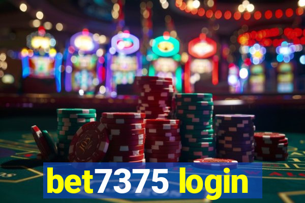 bet7375 login